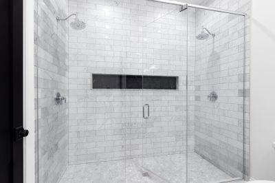Large Porcelain Tile Shower Floor